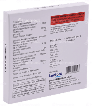 Cavmox Hp Kit 4 Tablet And 2 Capsule